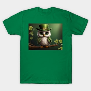 St. Patrick's Day Owl T-Shirt